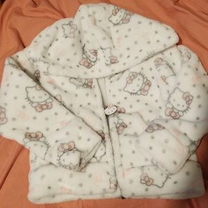 Hello Kitty Hoodie Zip Fleece